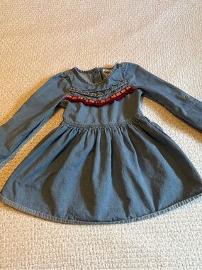 Nanette Jean Embellished Cotton Dress